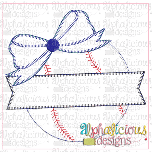 Ball and Banner with Bow-Blanket