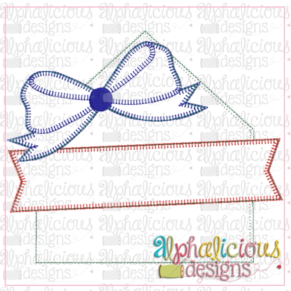 Base and Banner with Bow-Blanket