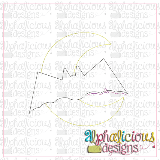 Bat and Moon-Triple Bean