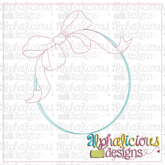 Big Bow Frame-Triple Bean