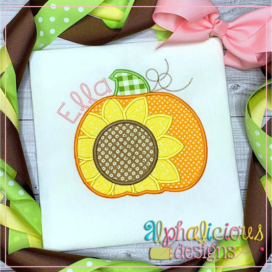 Big Sunflower Pumpkin-Satin