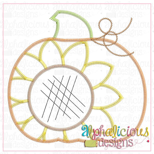 Big Sunflower Pumpkin-ZigZag