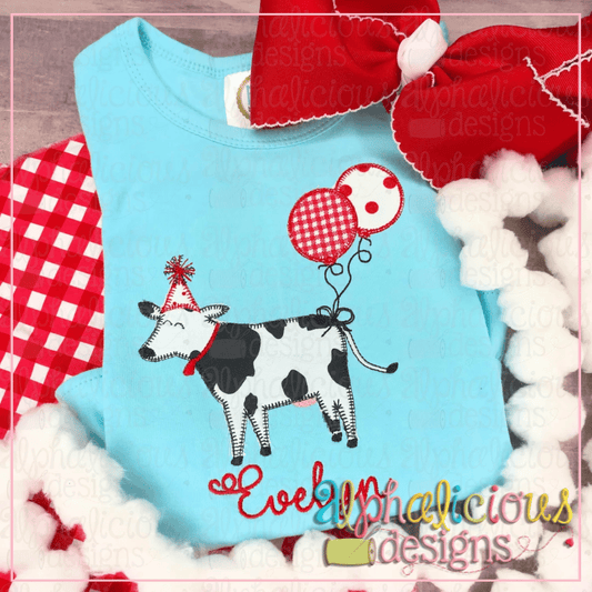 Birthday Cow-Blanket