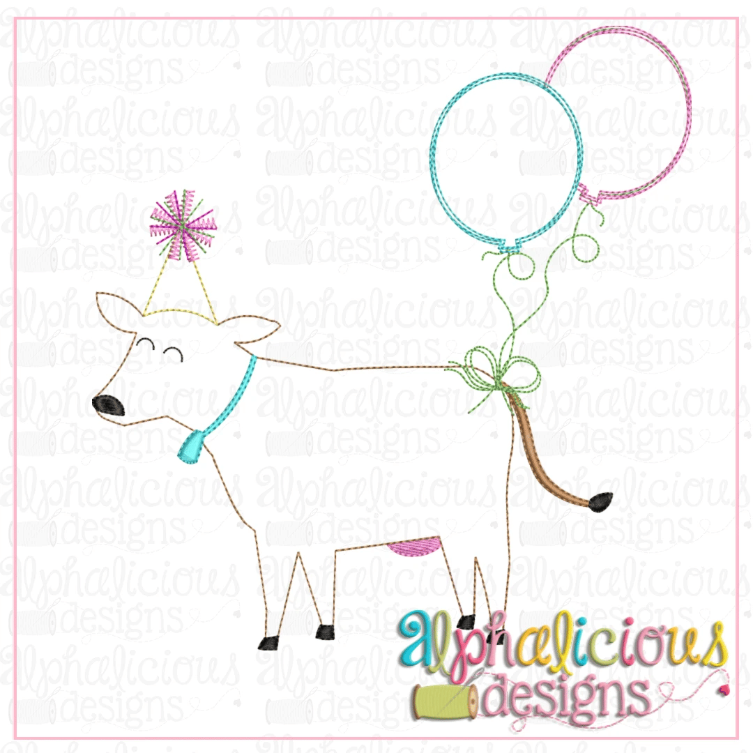 Birthday Cow-Triple Bean