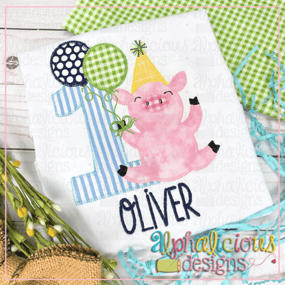 Birthday Pig-Blanket