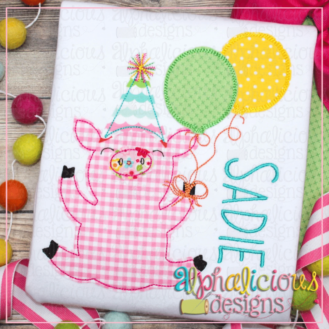 Birthday Pig-Triple Bean