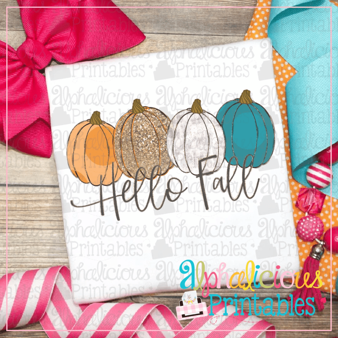 Hello Fall -Printable