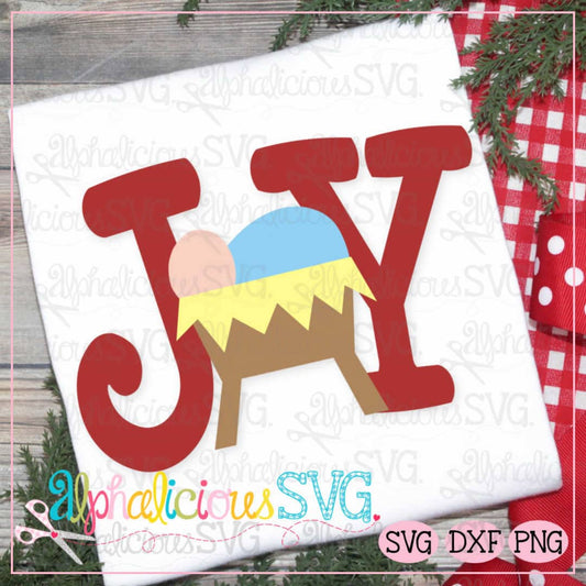 JOY Nativity- SVG