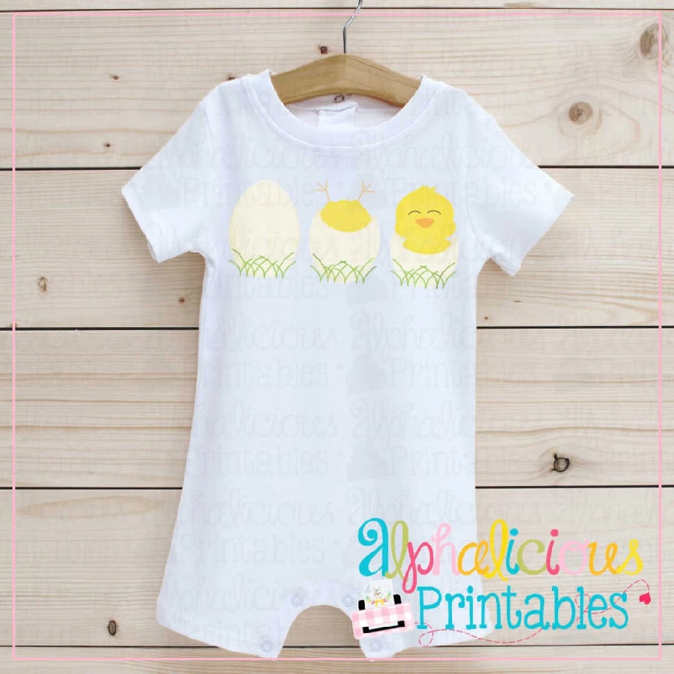 Chicks in Eggs-Printable