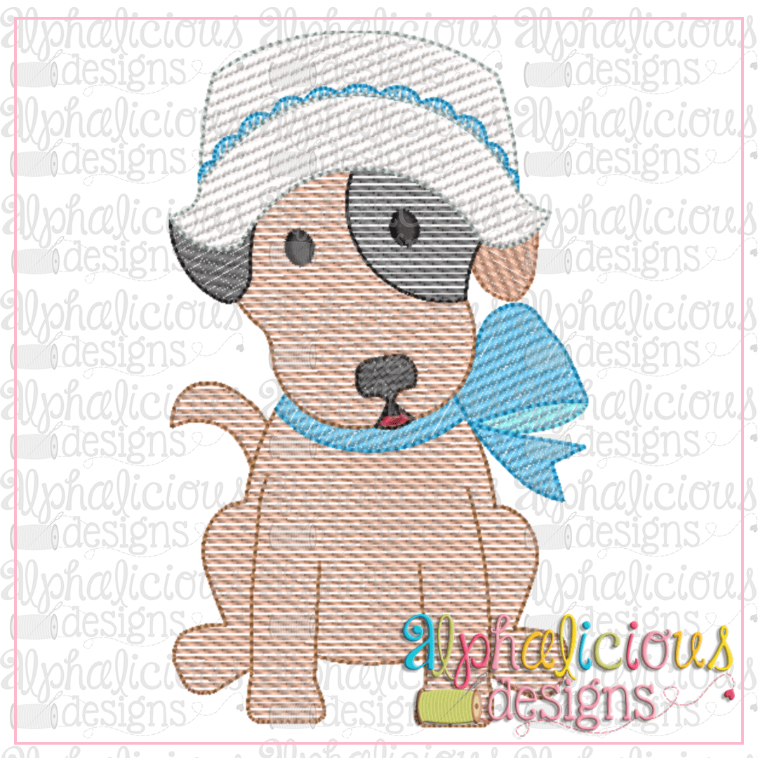 Bonnet Dog-Sketch