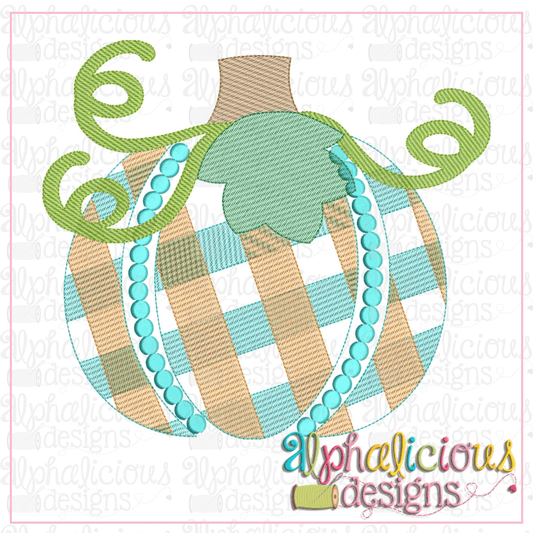 Buffalo Check Pumpkin- Sketch