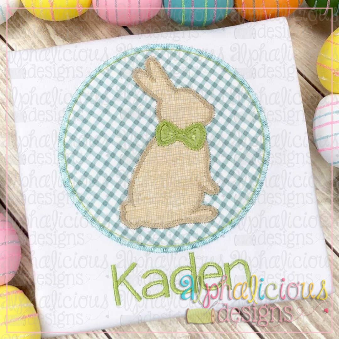 Bunny In Circle Frame-ZigZag