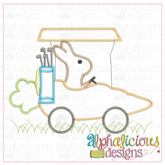 Bunny in Carrot Cart-Zig Zag