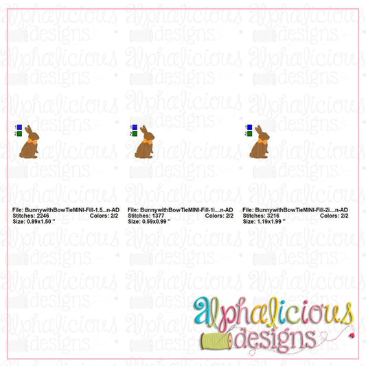 Bunny with Bowtie- MINI- Fill