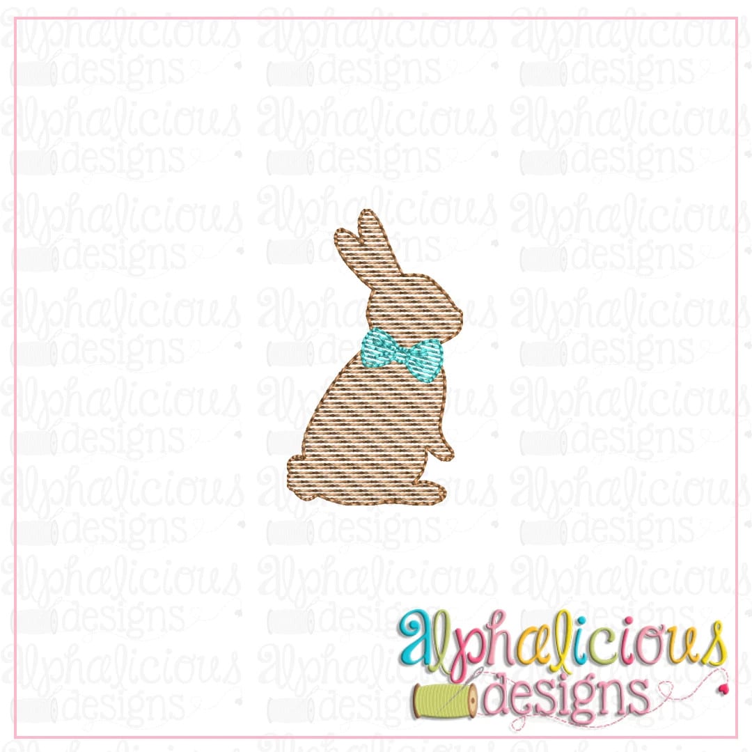 Bunny with Bowtie- MINI- Sketch