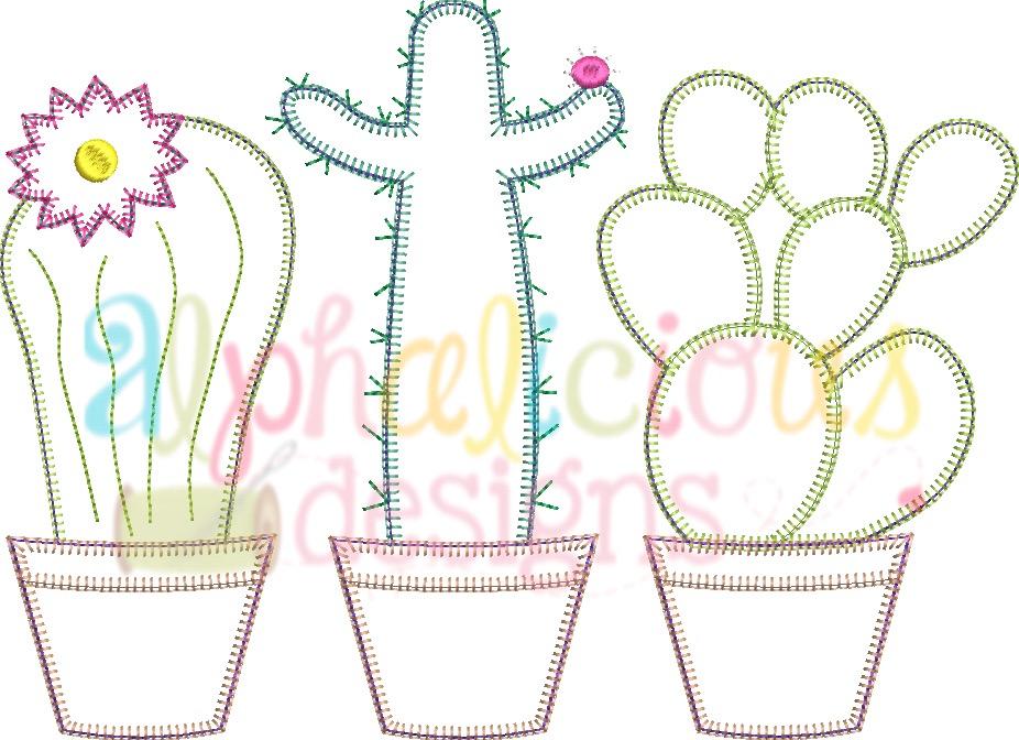 Catcus Three in a Row-Blanket