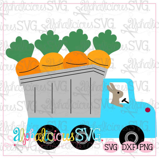 Carrot Dump Truck SVG