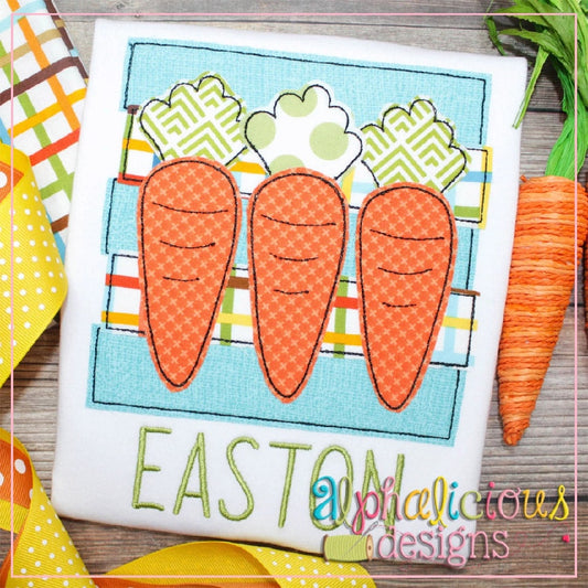 Carrots on Layered Frame-Triple Bean