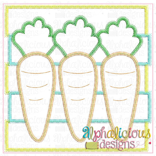 Carrots on Layered Frame-Zigzag