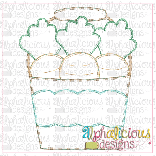 Carrots in a bucket-Blanket