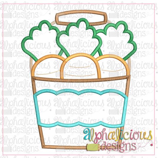 Carrots in a Bucket-Satin