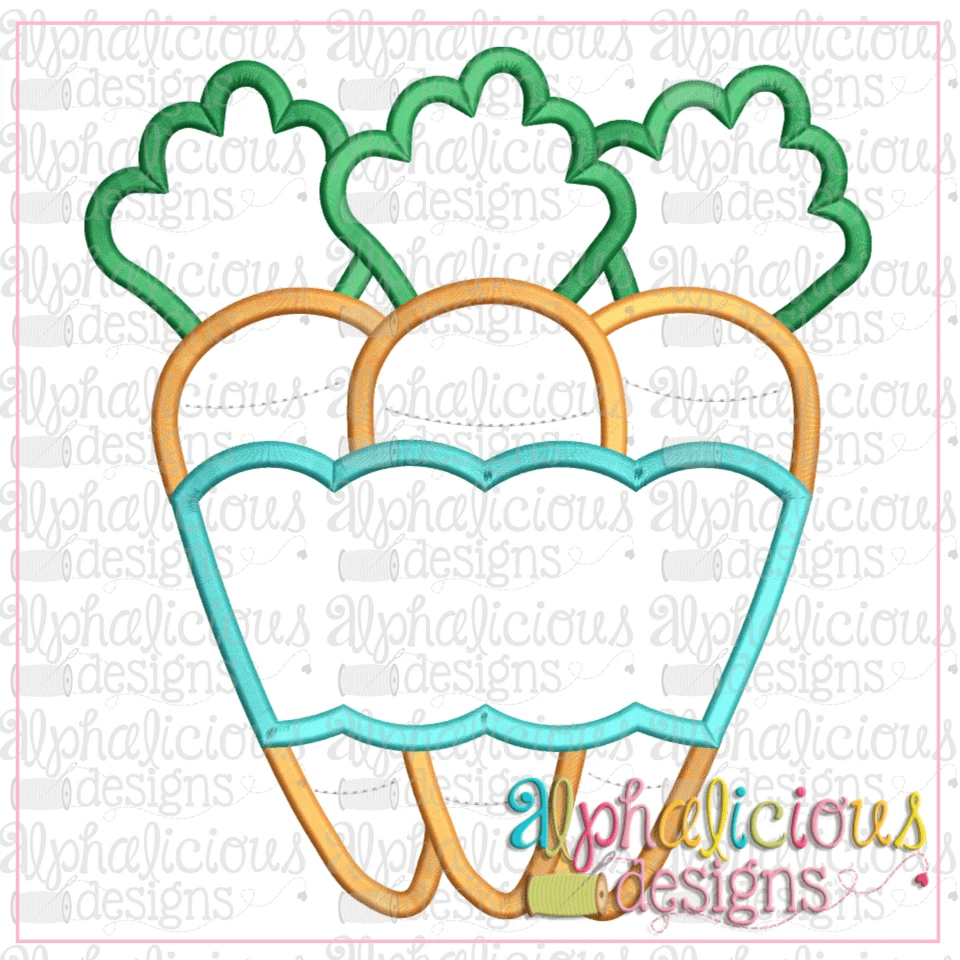 Carrots with Banner-Satin