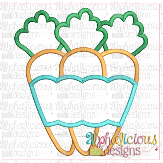 Carrots with Banner-Satin