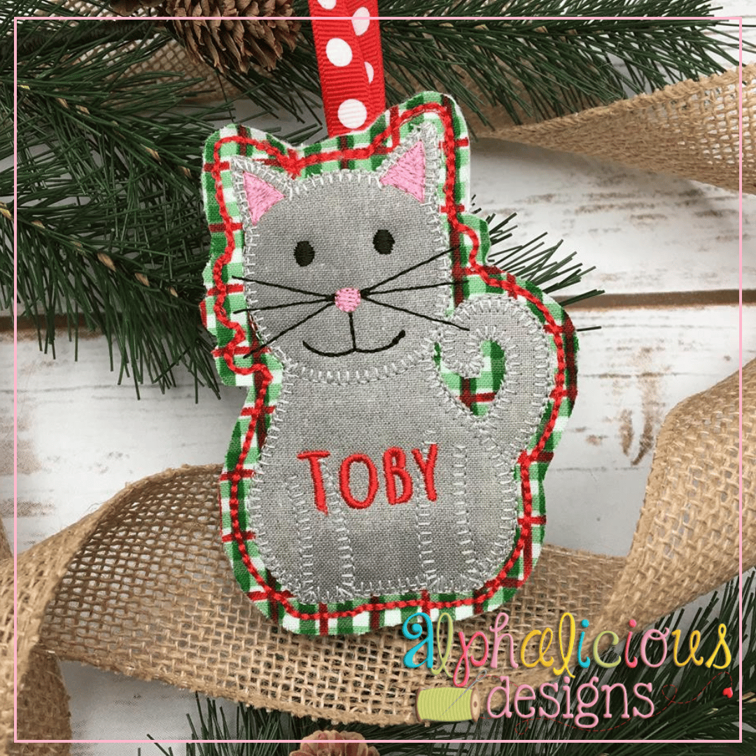 Cat-ITH Ornament-Alphalicious Designs