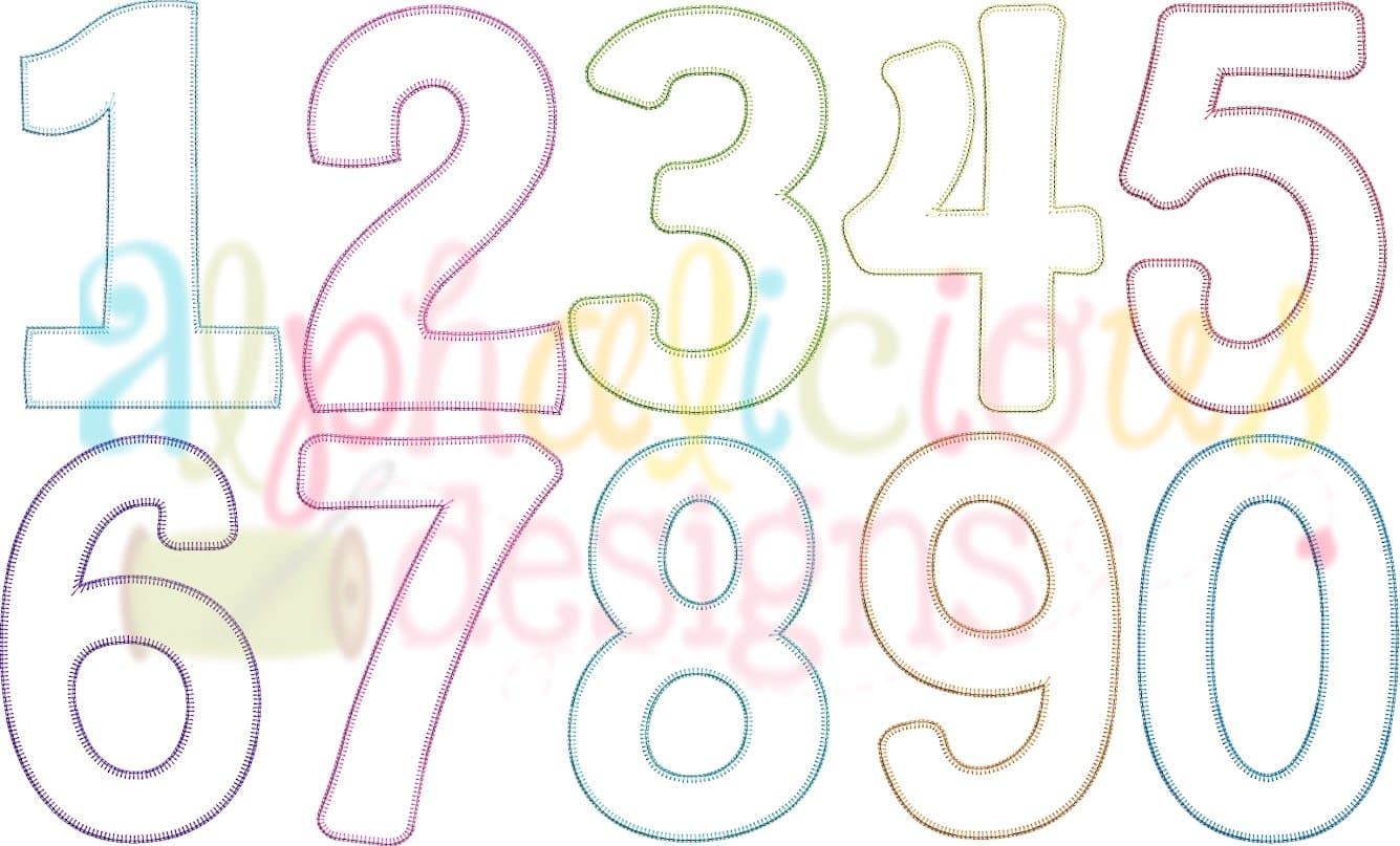 Celebration Numbers 0-9-Blanket