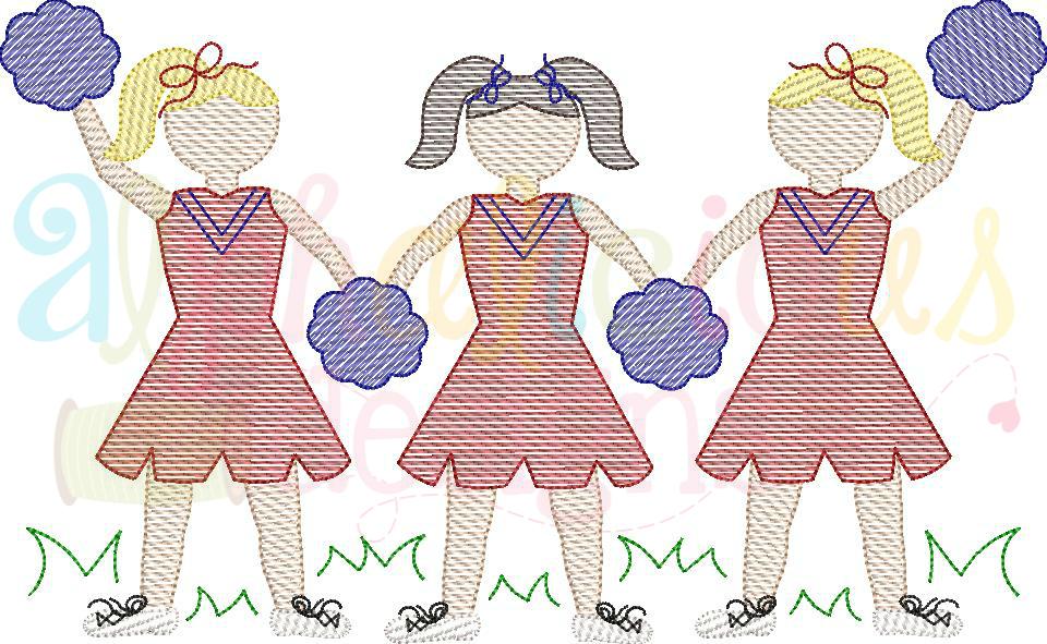 Cheer Three In A Row-Sketch