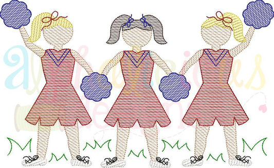Cheer Three In A Row-Sketch