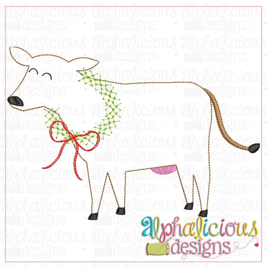 Christmas Cow-Triple Bean