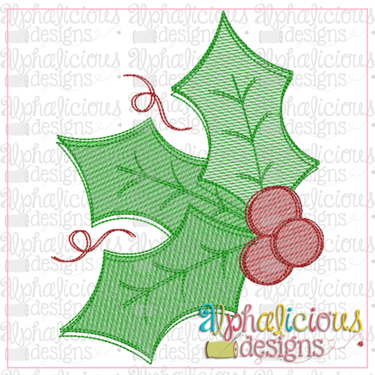 Christmas Holly-sketch