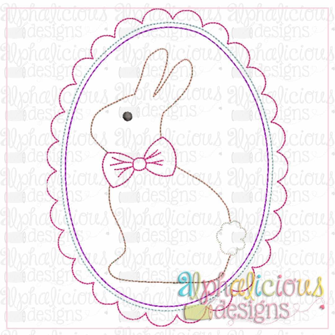 Classic Bunny in Frame-Triple Bean