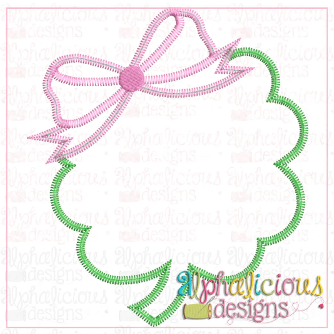 Clover with Bow-Zig Zag