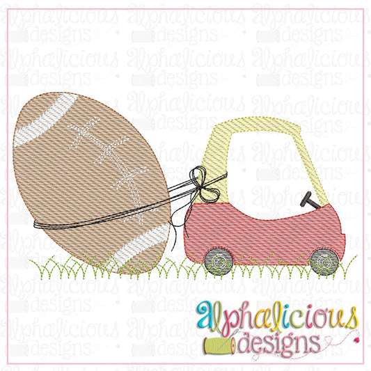 Coupe with Football - Sketch