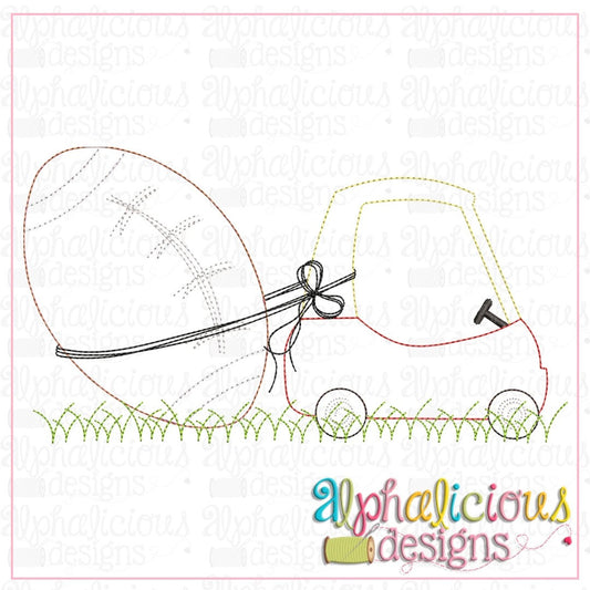 Coupe with Football-Triple Bean