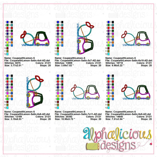 Coupe with Lemon-Satin