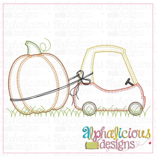 Coupe with Pumpkin-Blanket