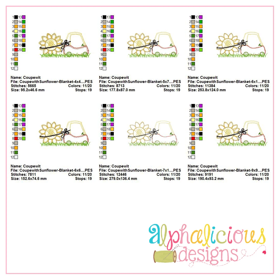 Coupe with Sunflower-Blanket