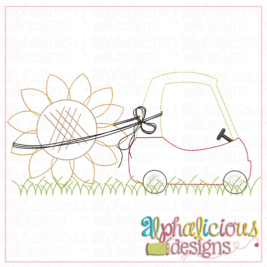 Coupe with Sunflower-Triple Bean