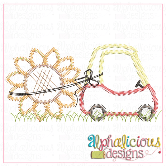 Coupe with Sunflower-ZigZag