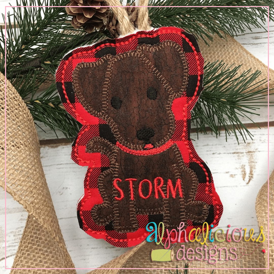 Dog-ITH Ornament-Alphalicious Designs