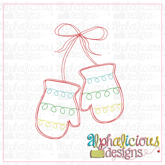 Doodle Mittens-Triple Bean