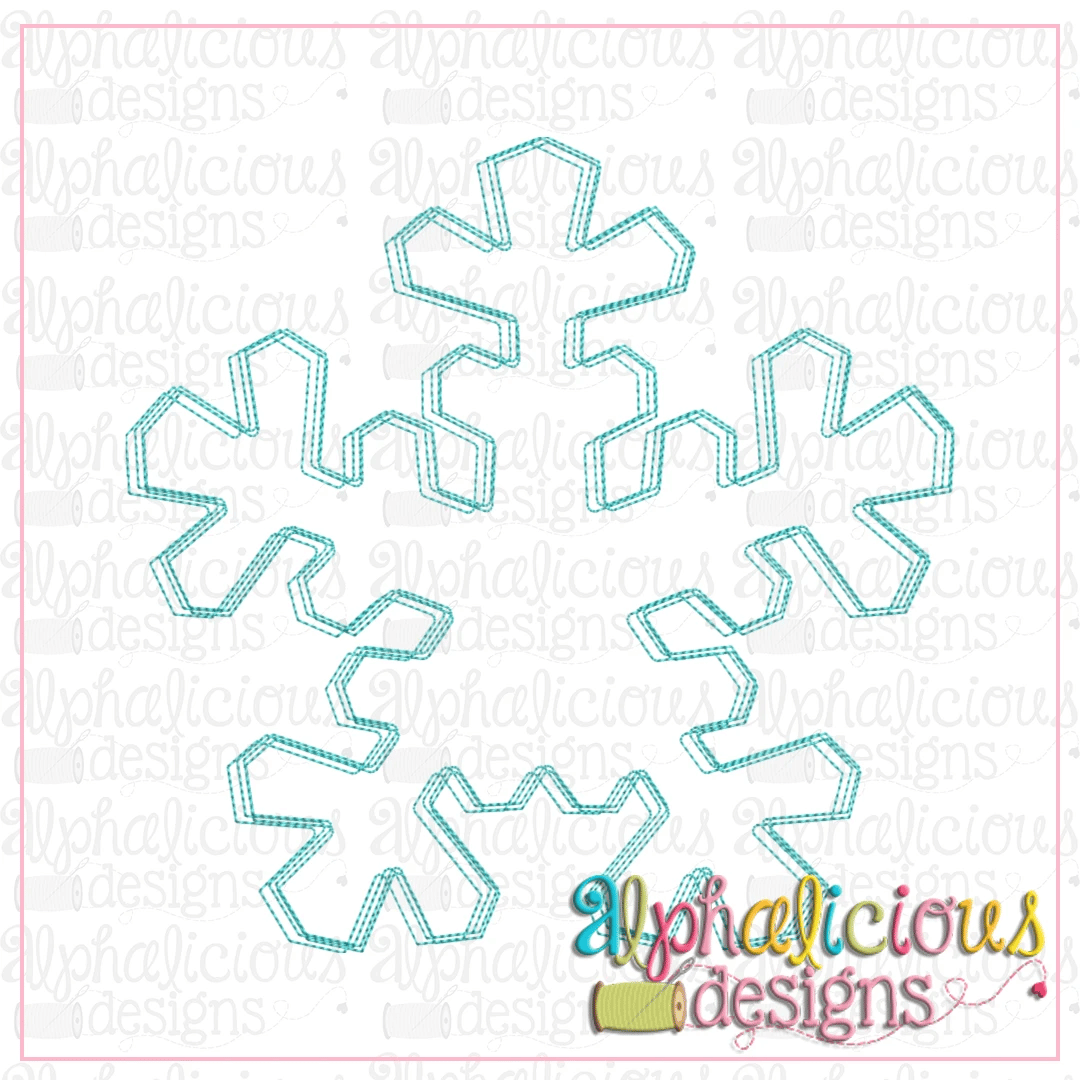 Doodle Snowflake-TripleBean