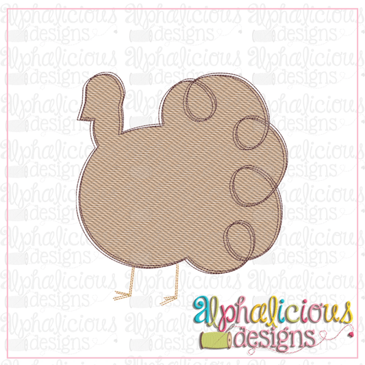 Doodle Turkey-Sketch