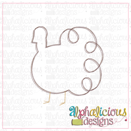 Doodle Turkey-Triple Bean