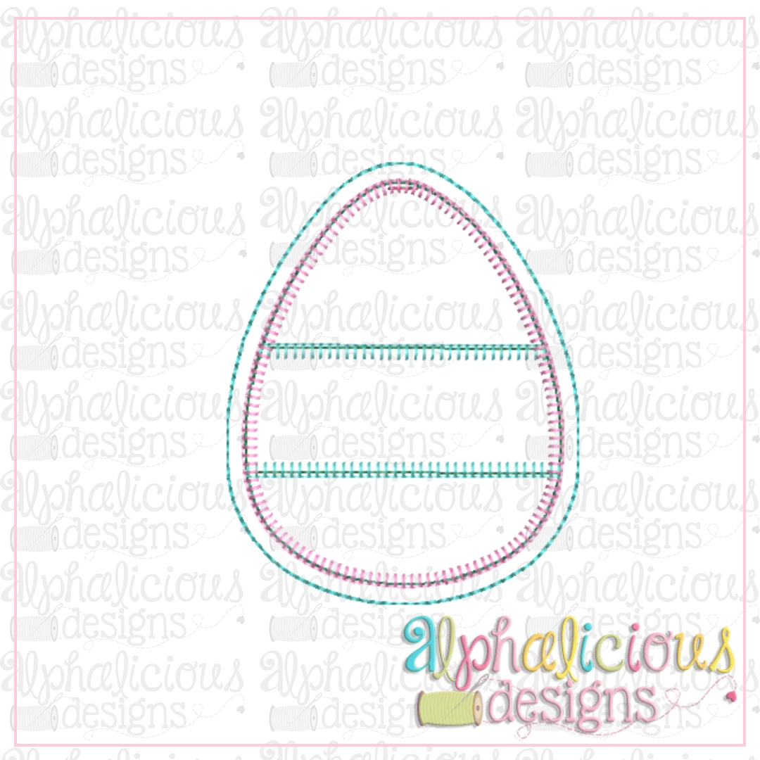 Egg with Banner Ornament