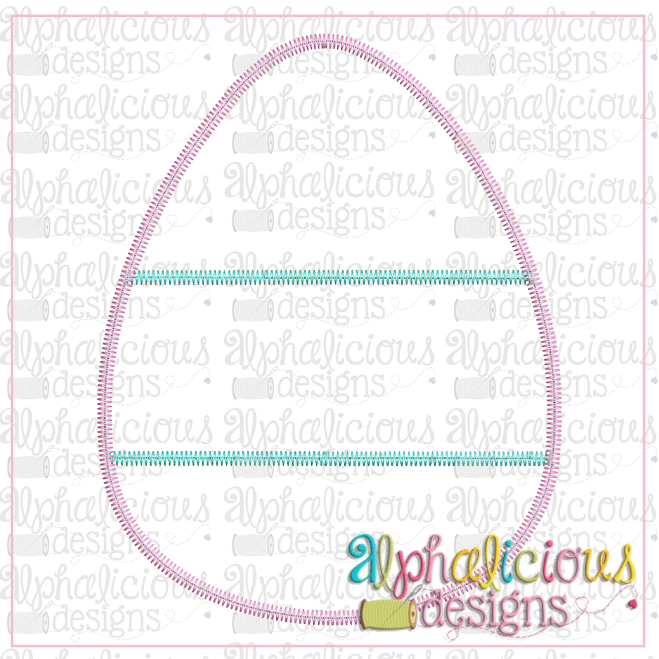 Egg with Banner-ZigZag