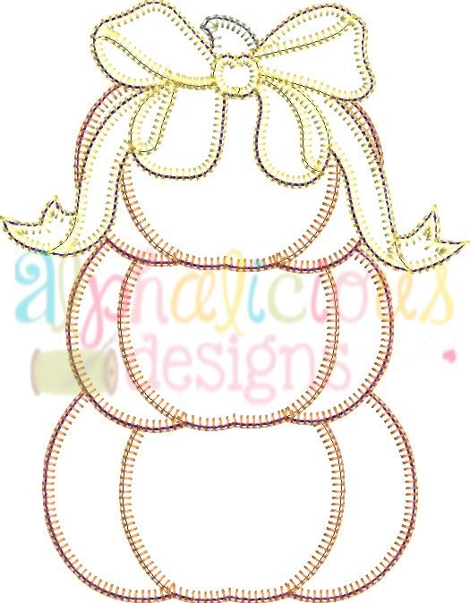 Fall Harvest Stacked Pumpkins with Bow- Blanket